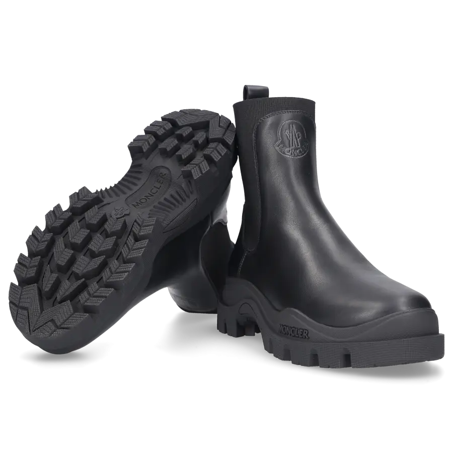 Moncler - Chelsea Boots LARUE Kalbsleder - schwarz