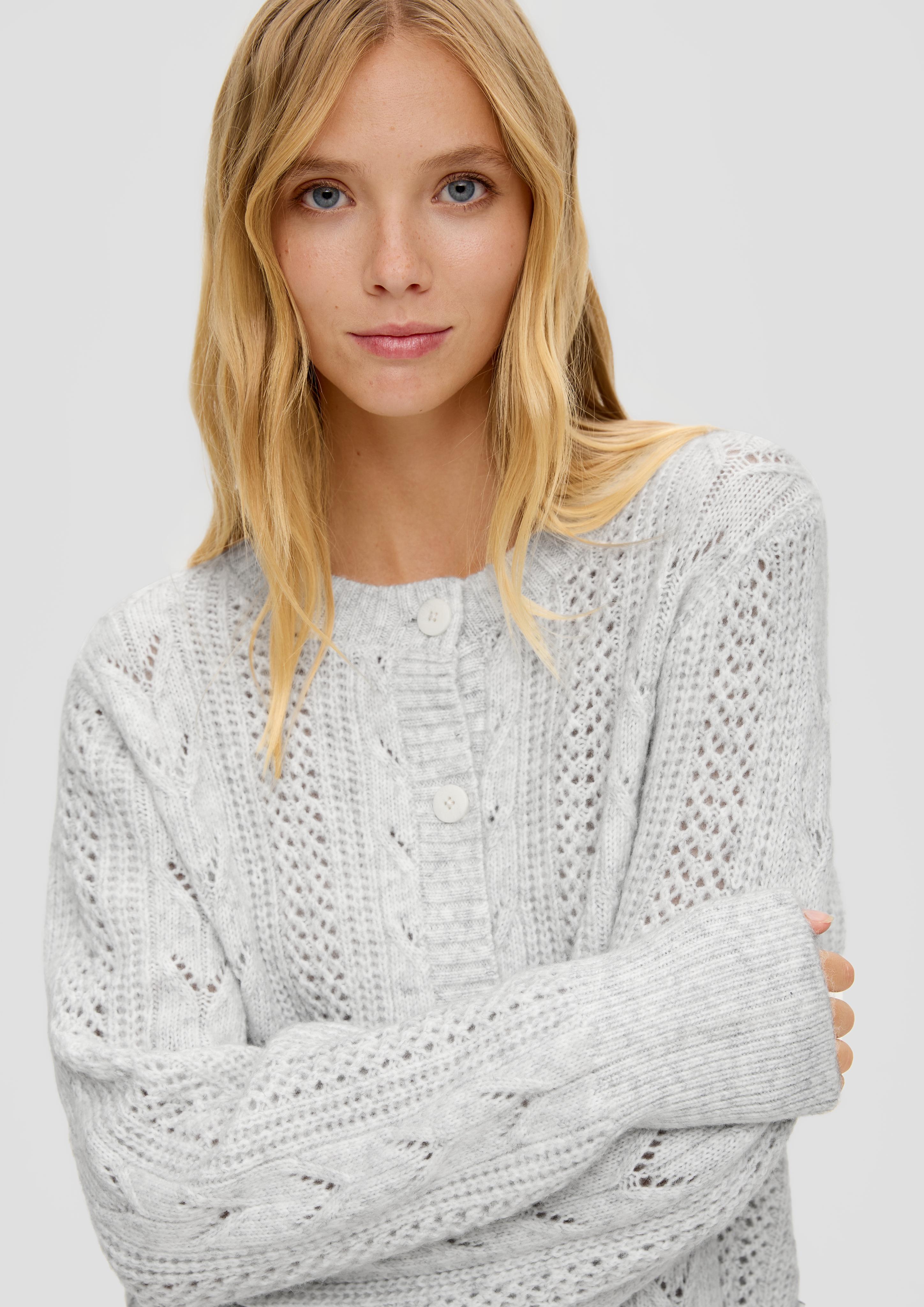 Cardigan mit Strickmuster  2135470-07W0