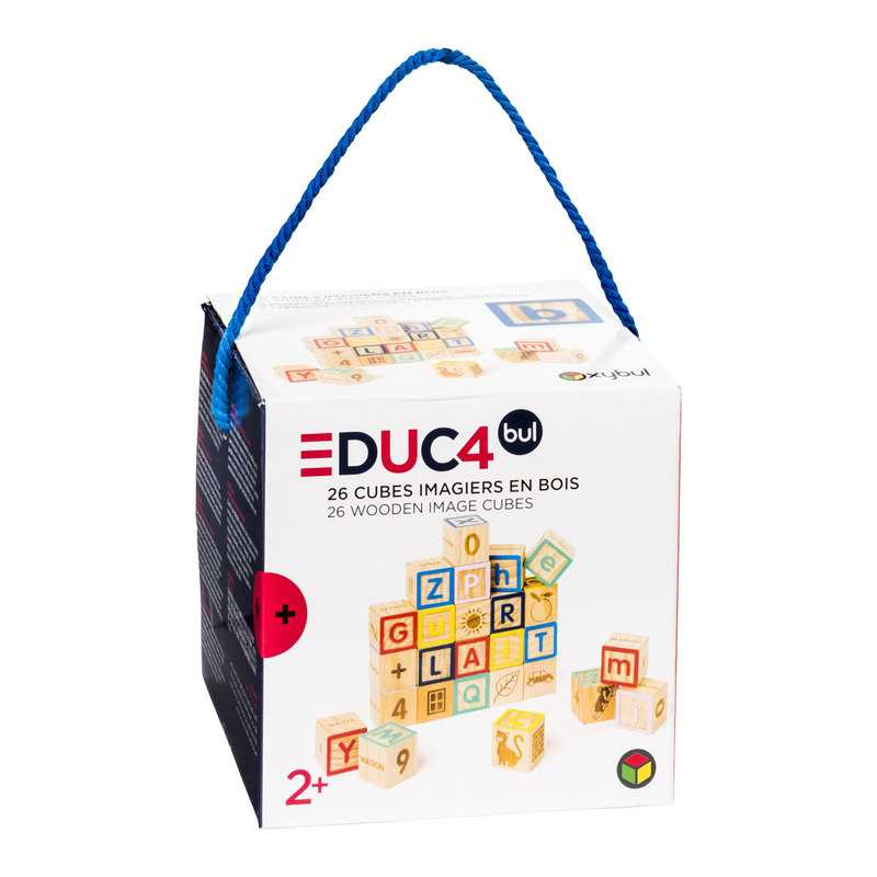 Cubes alphabet en bois Oxybul