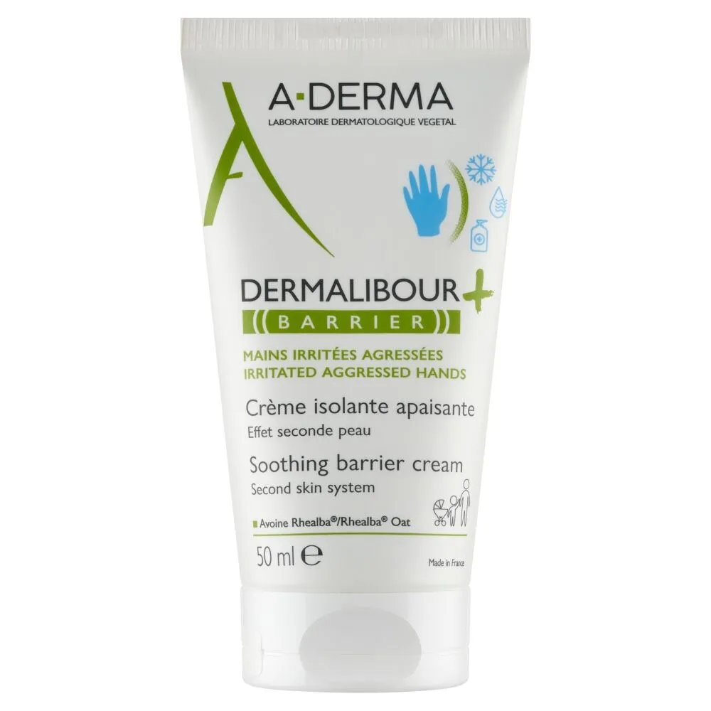 A-Derma Dermalibur+ apsauginis kremas, 50 ml