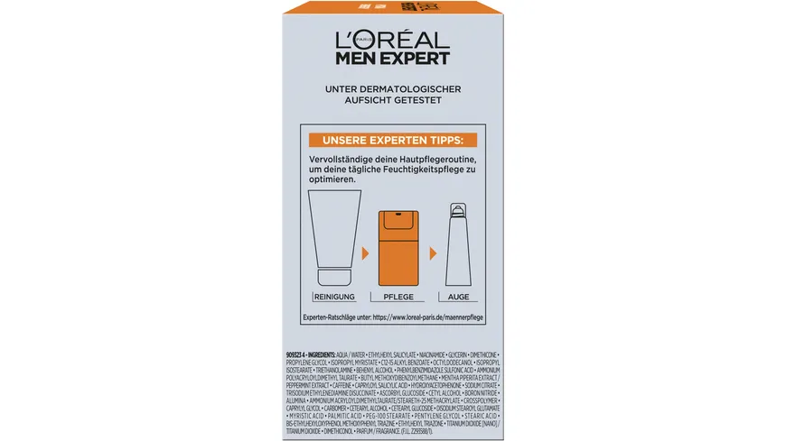 L'Oréal Men Expert Hydra Energy Tagespflege Gesicht 24h mit LSF15 50 ml