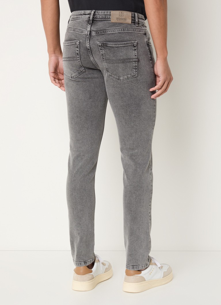 Boggi Milano Straight leg jeans with colored wash