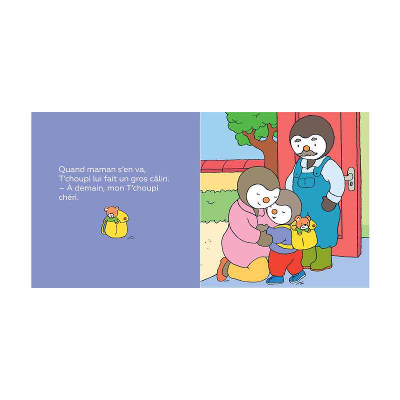 Livre T'choupi dort chez papi et mamie - Nathan Jeunesse