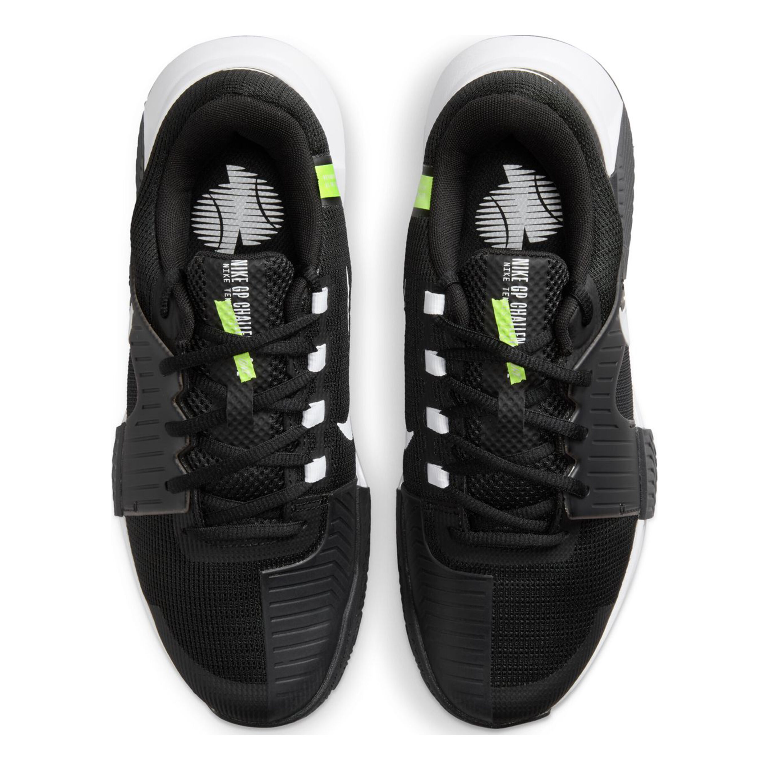 Zoom GP Challenge 1 Sandplatzschuh Damen - Schwarz, Weiß