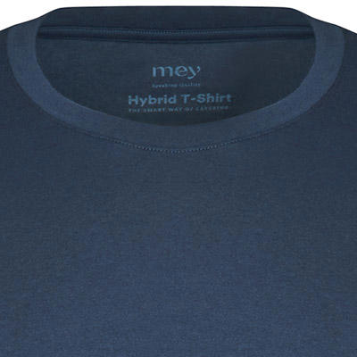 Mey, Hybrid Longsleeve, COOLMAX® geruchshemmend, nachtblau