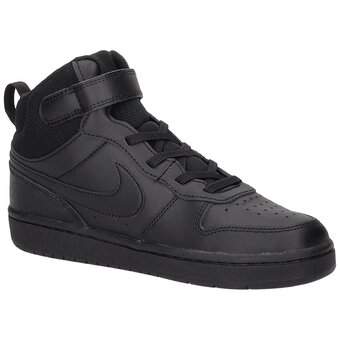 Nike Court Borough Mid 2 Sneaker in schwarz