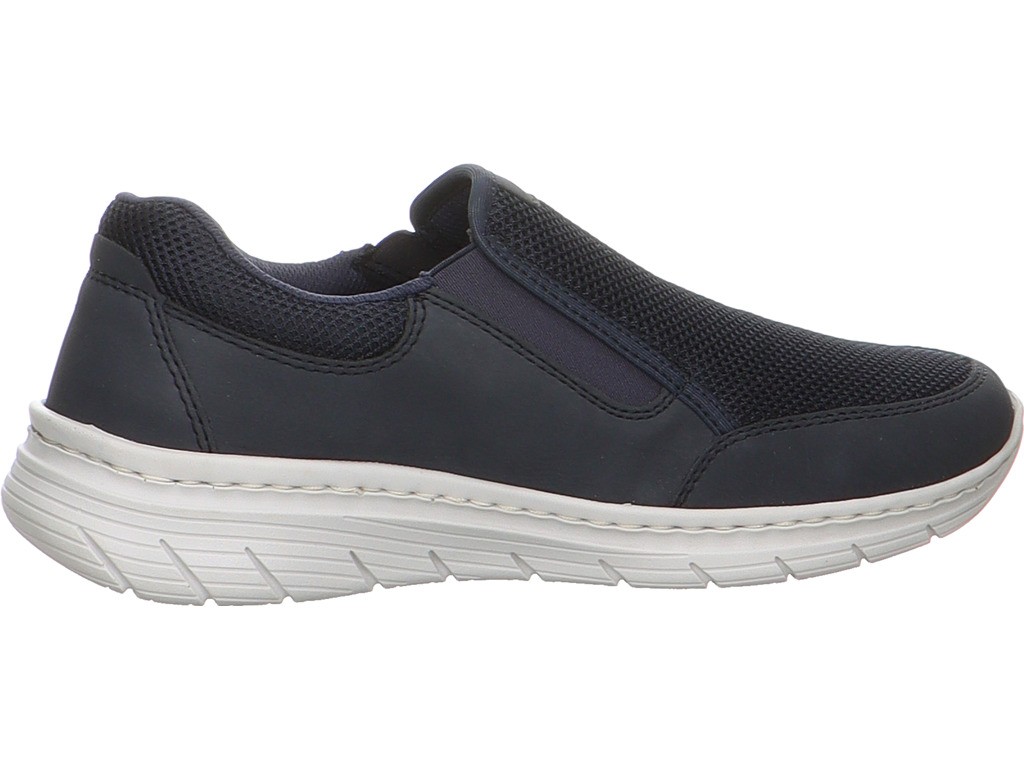 RIEKER Komfort Slipper blau