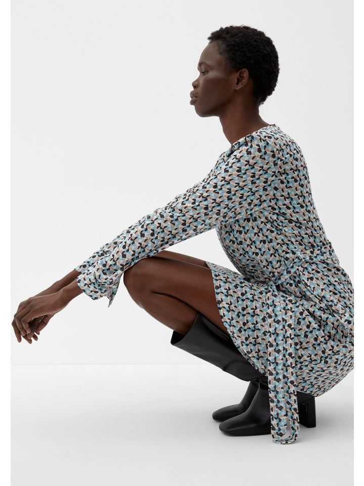 s.Oliver BLACK LABEL Kleid kurz in Creme günstig kaufen