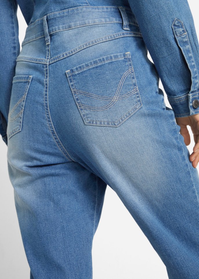 Jeans-Overall mit Stretch