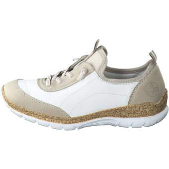 Rieker Slip On Sneaker in weiß