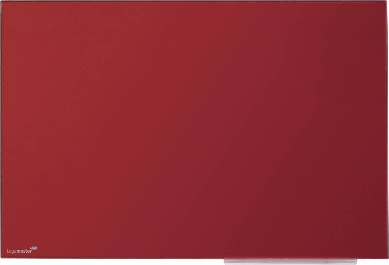 Legamaster Glastafel Magnetisch Einseitig 80 (B) x 60 (H) cm Rot
