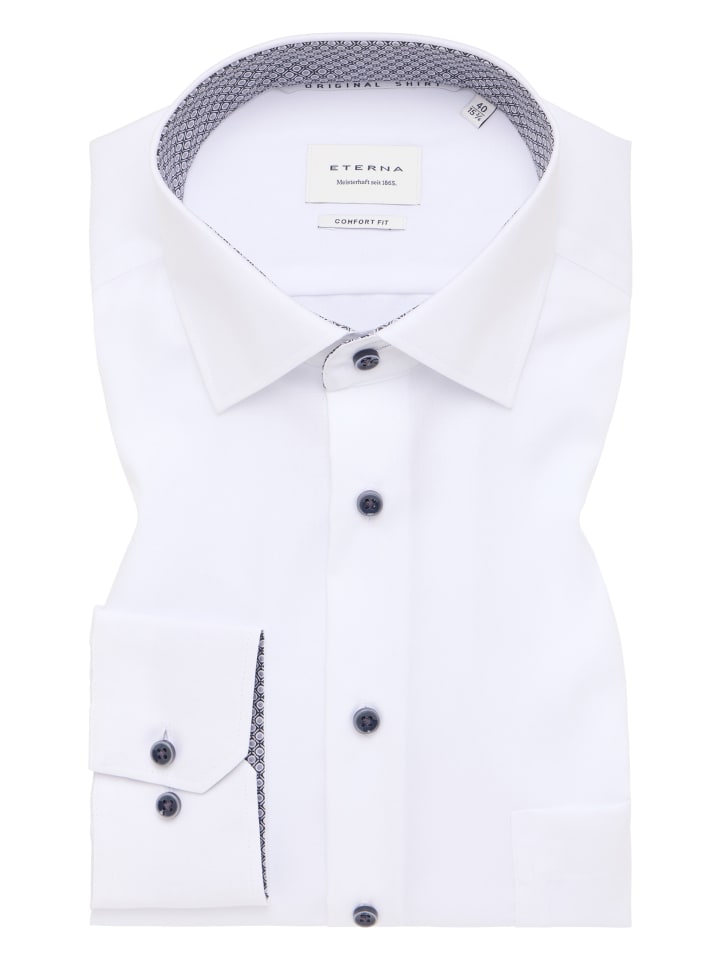 Eterna Hemd COMFORT FIT in weiß günstig kaufen