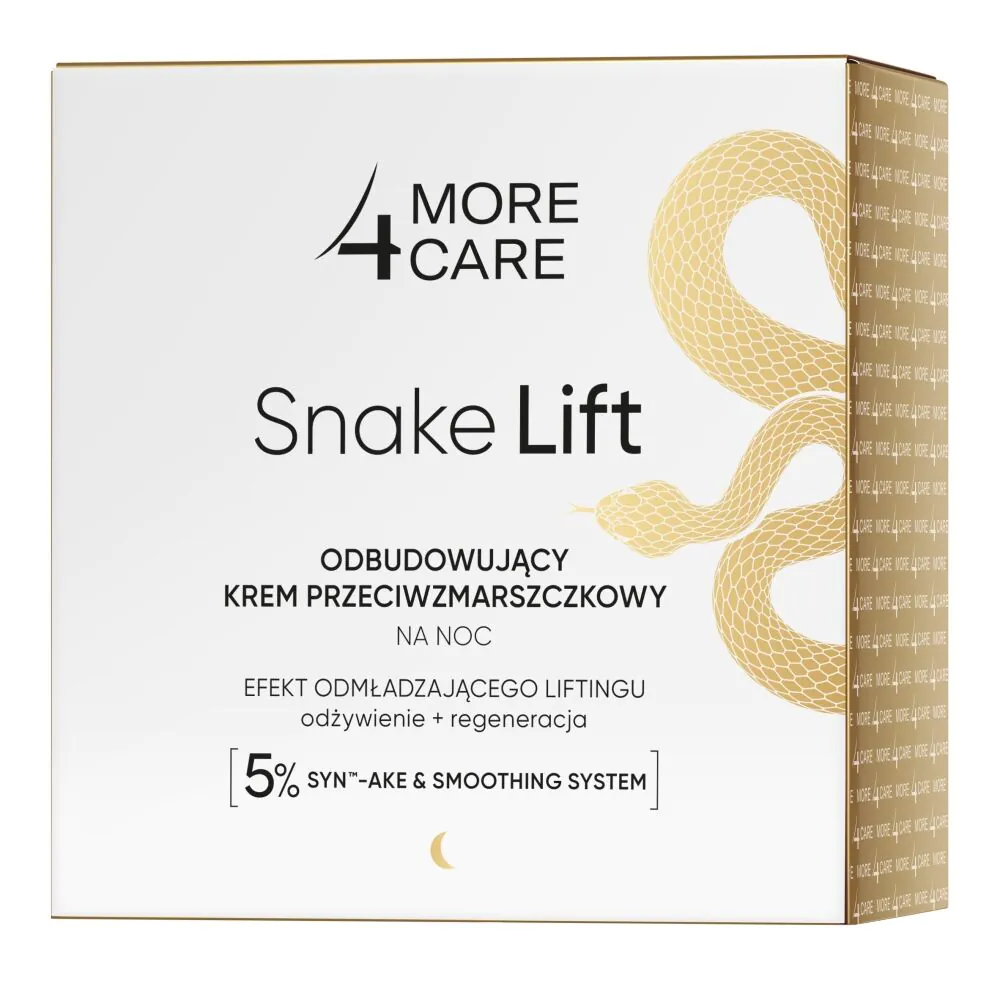 More4Care Snake Lift regenerirajuća noćna krema protiv bora