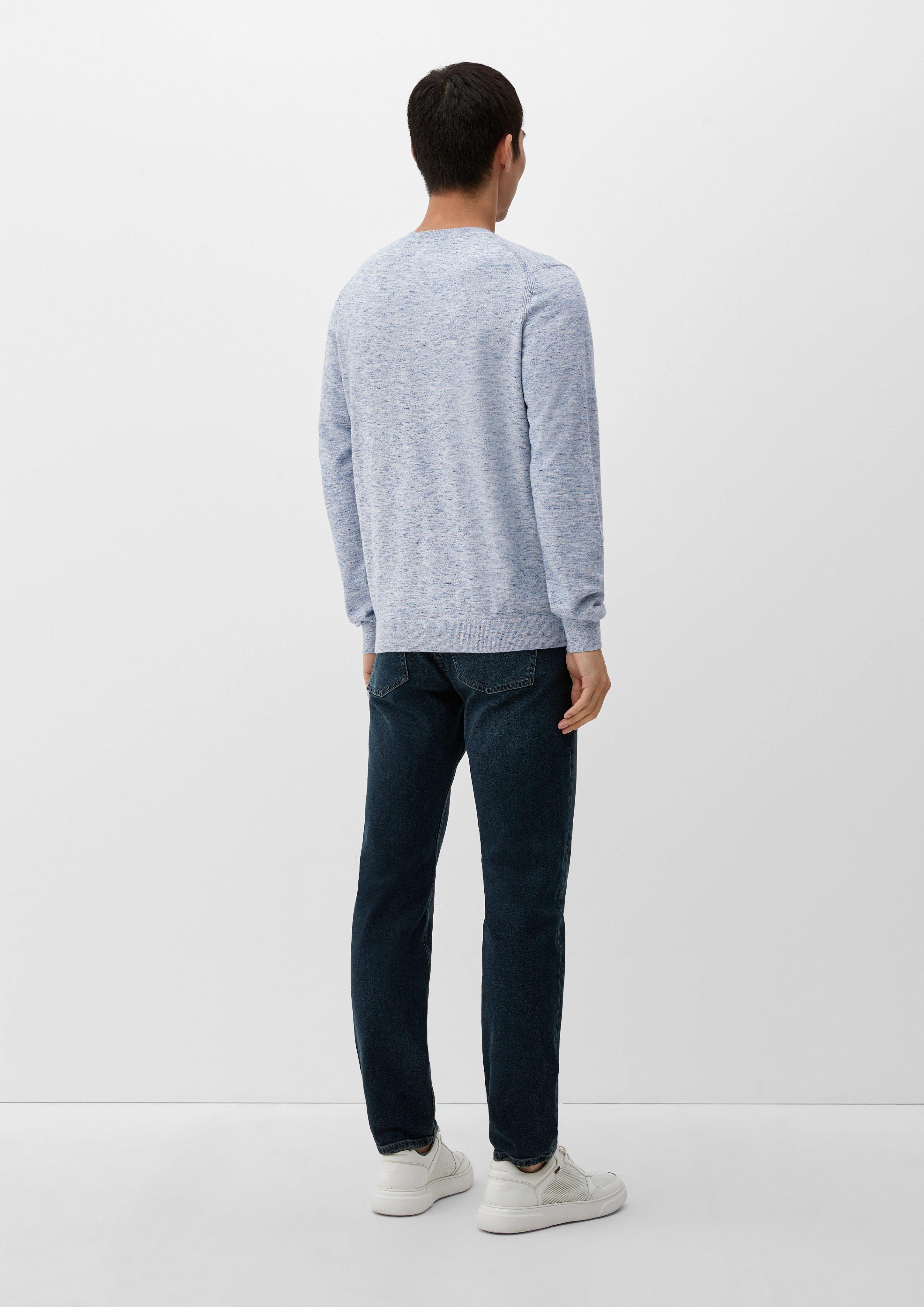 Strickpullover in melierter Optik  2124527-01W1