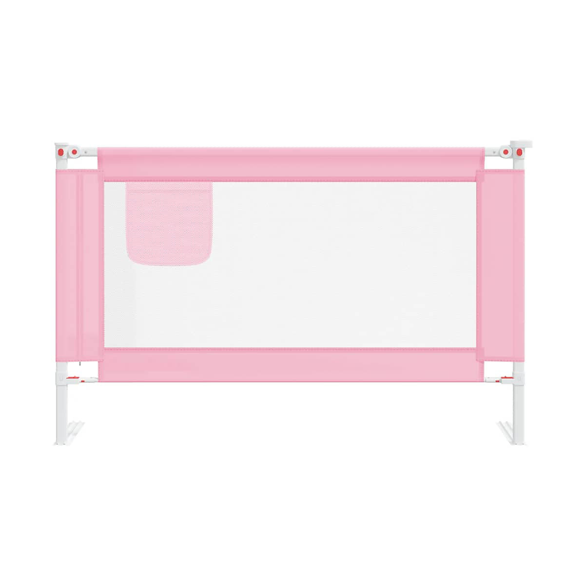 Kleinkind-Bettschutzgitter Rosa 120x25 cm Stoff