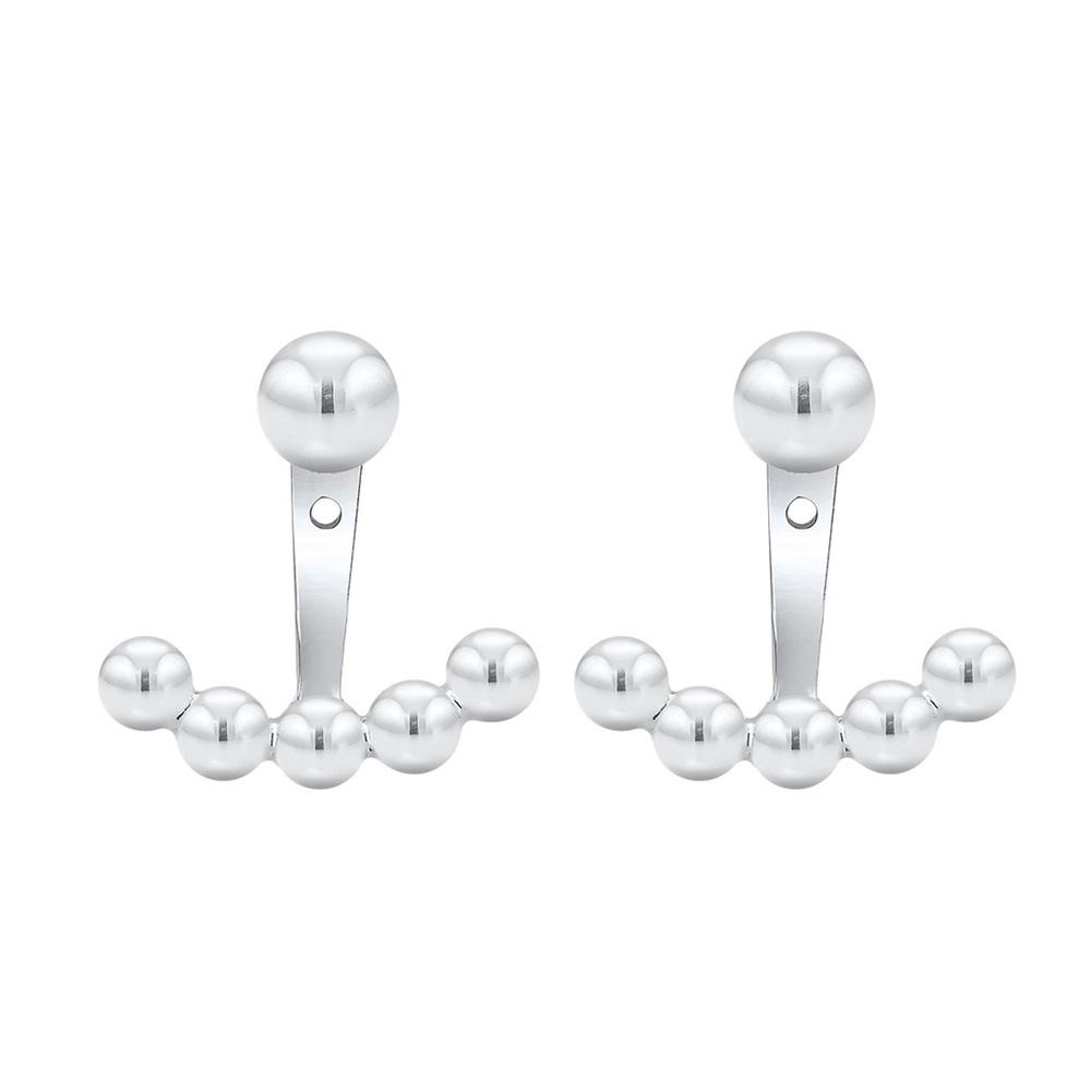 Elli Elli Boucles d'Oreilles Boule tendance Boucles d'oreilles Femme - (925/1000) Arge Boucles d'oreilles