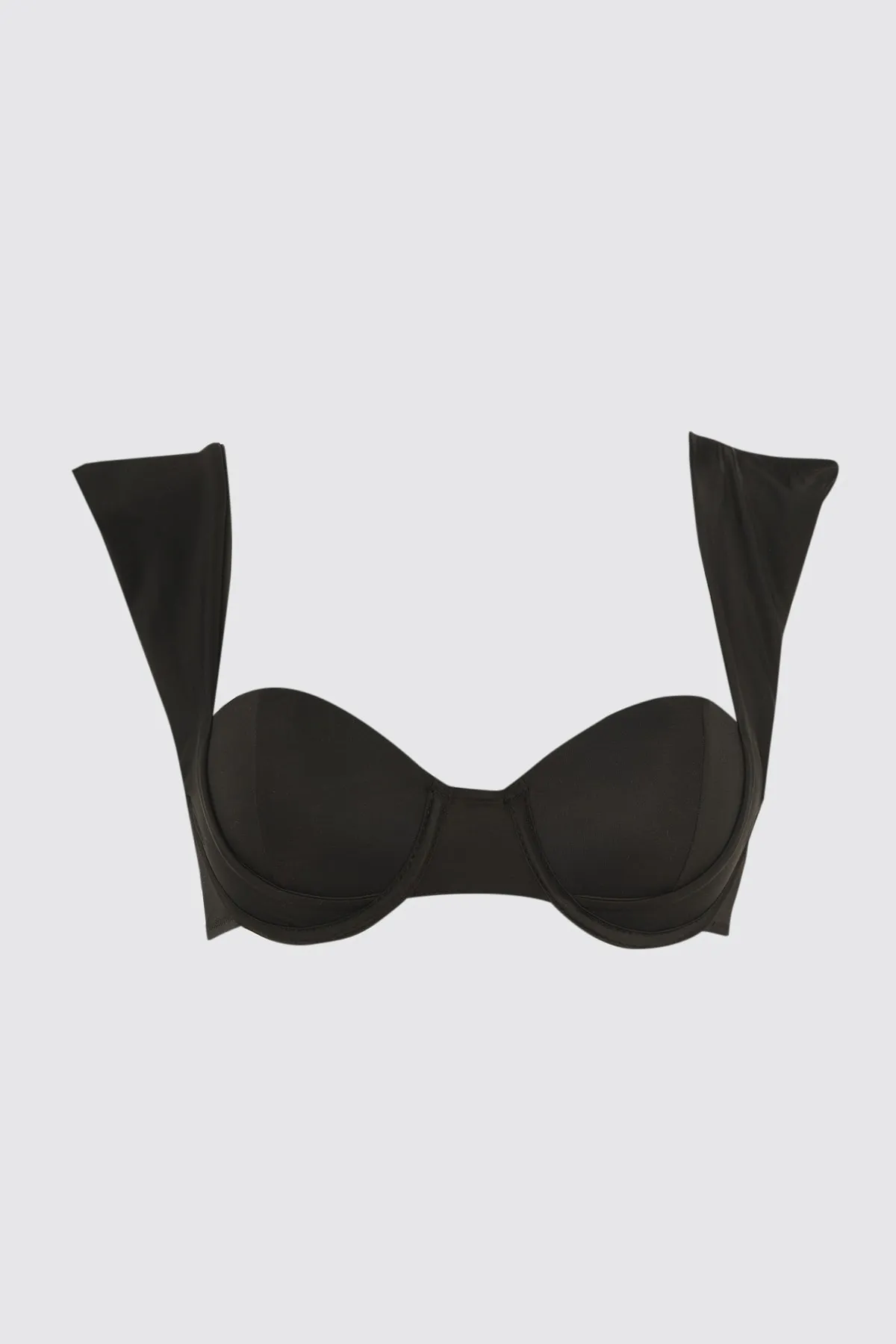 Trendyol Collection  Schwarzes Bügel-Bikinioberteil TBESS21BU0319