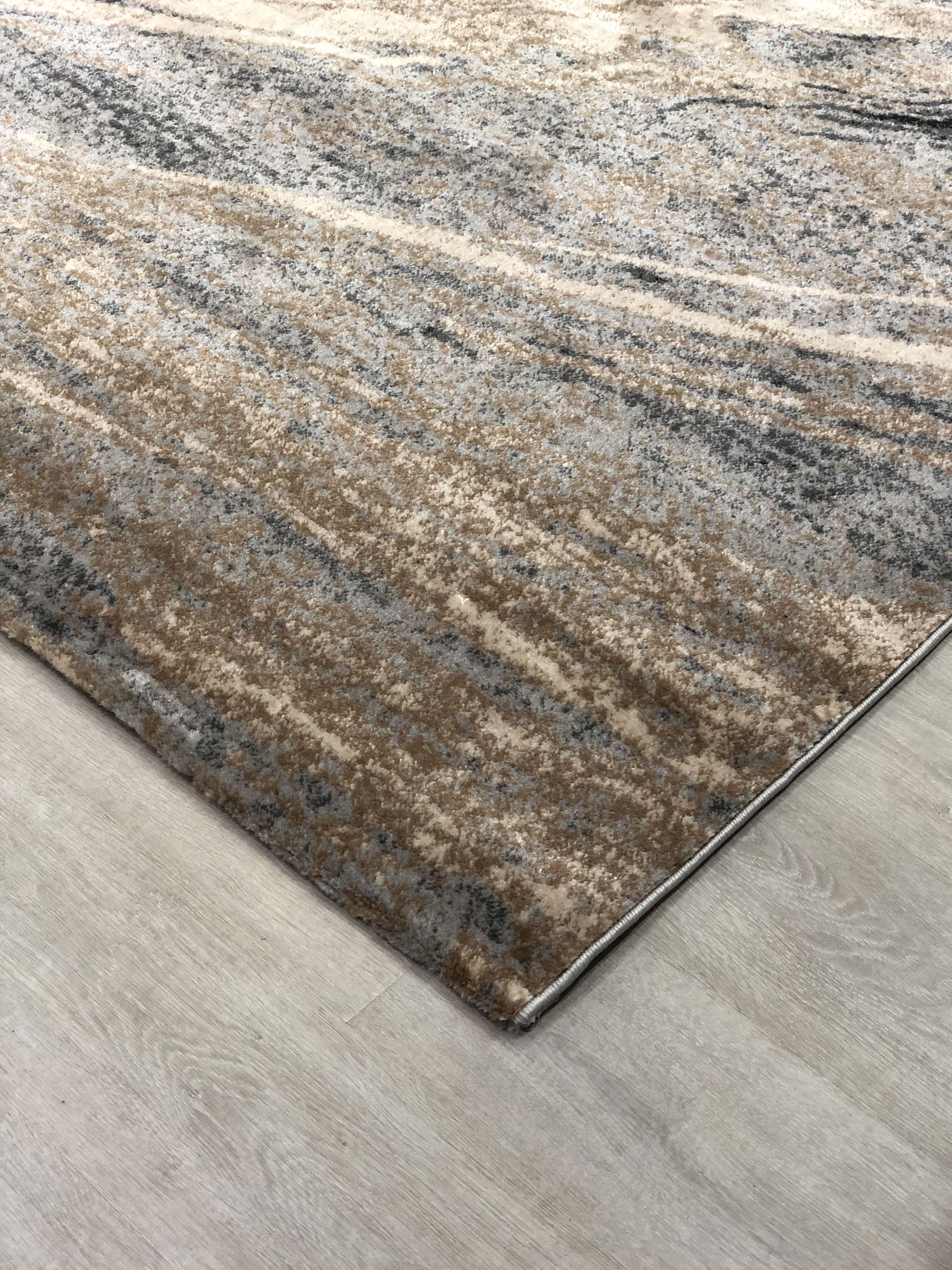 Hochflor-Teppich Hochwertiger Teppich Wohnnzimmer 2715-Braun, TEPPIA, Höhe: 150 mm, Wohnzimmerteppich Teppichläufer Rutschfest Küchenteppich