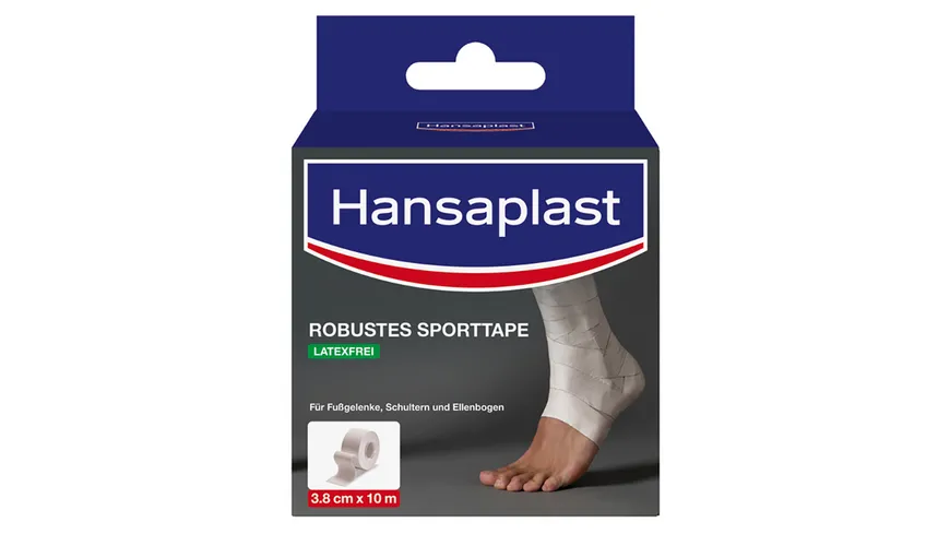 Hansaplast robustes Sporttape weiß 3,8cm 10 m
