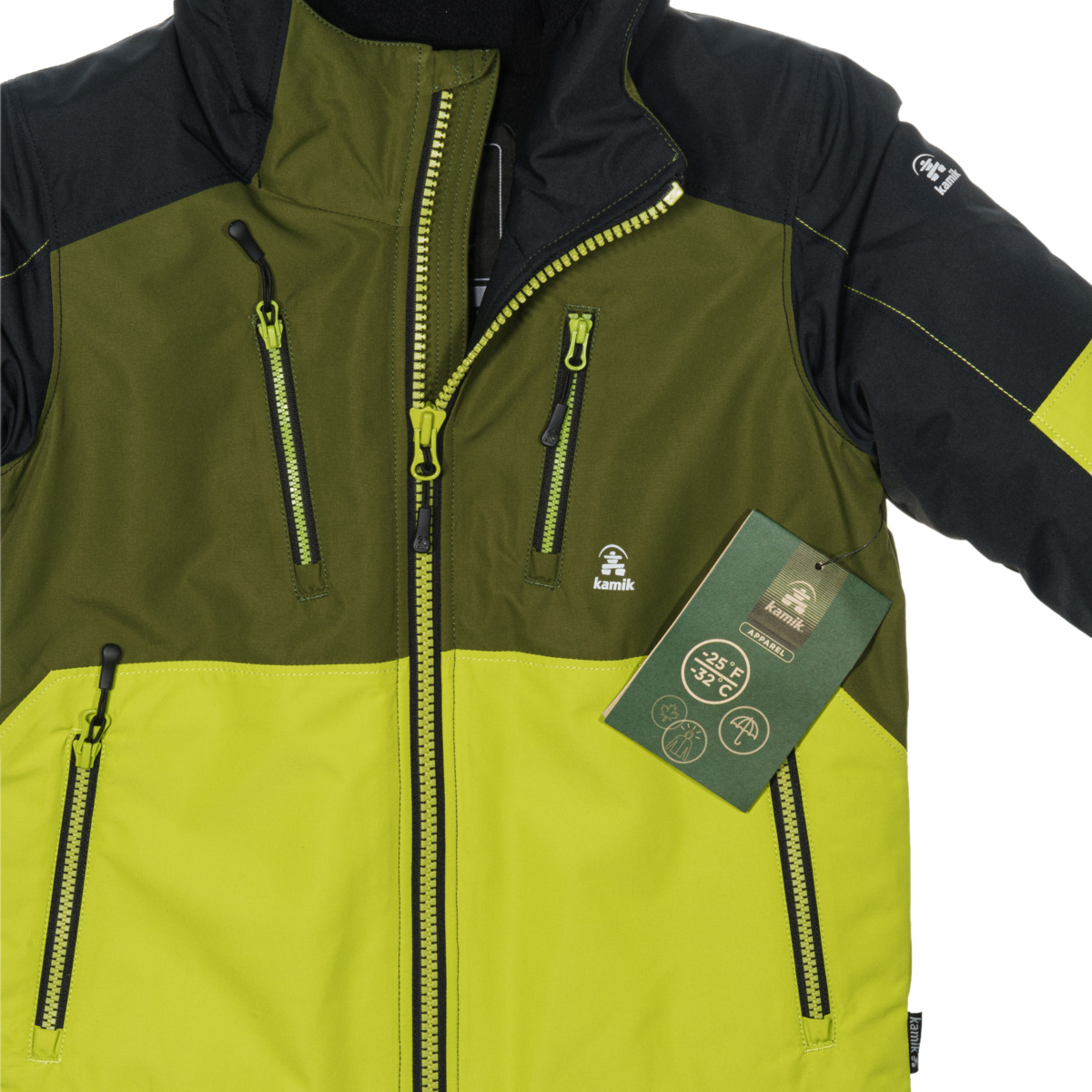 Kamik ISAAC Winterjacke gruen