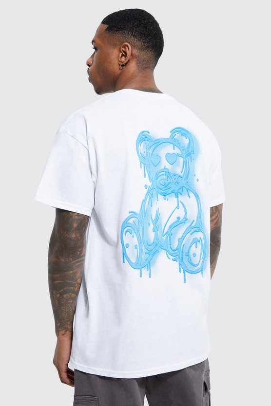 T-Shirt mit Teddy-Print