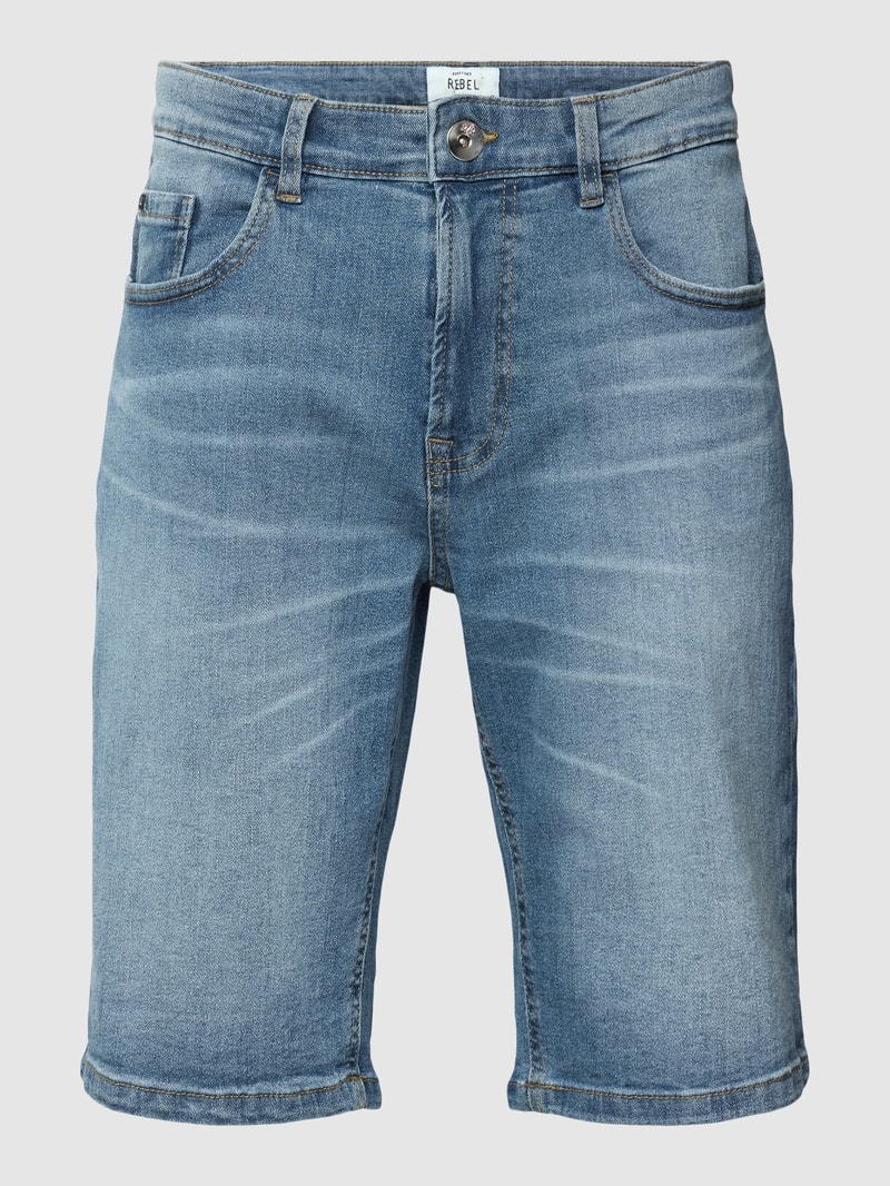Jeansshorts im 5-Pocket-Design Modell 'PORTO' in jeans