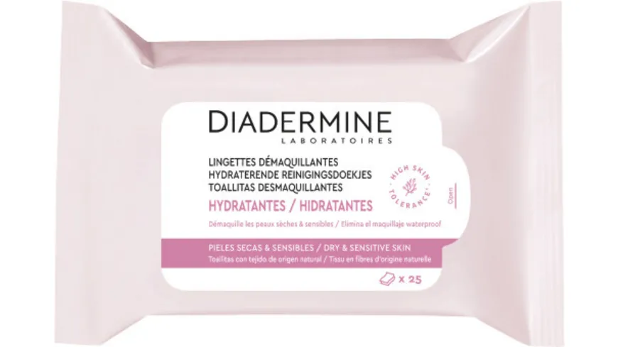 DIADERMINE Essentials Reinigungstücher Sanft
