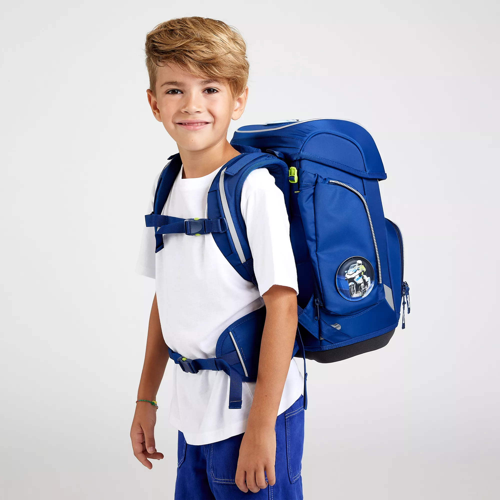 ergobag Schulranzen Set Blaulichtbär