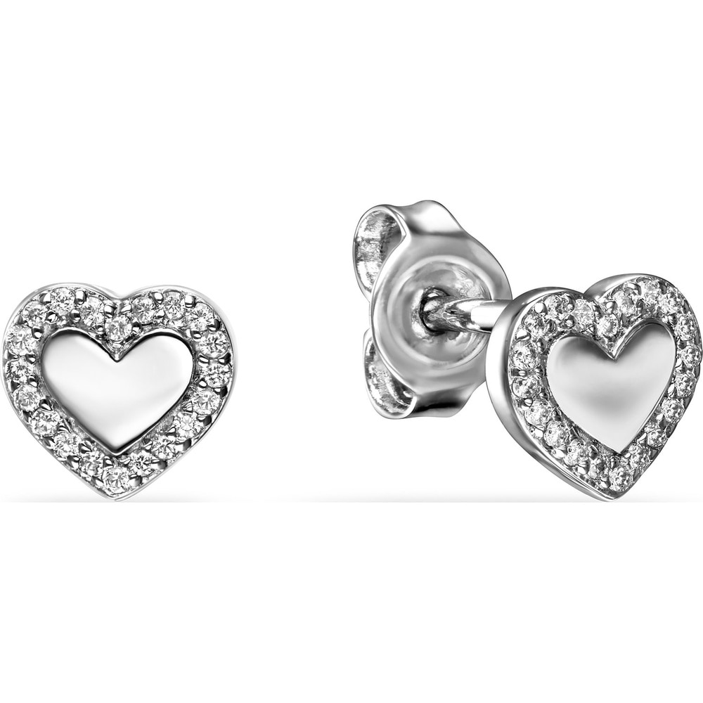 FAVS Boucles d'oreilles à fermoir à poussette 925 Argent Boucles d'oreilles