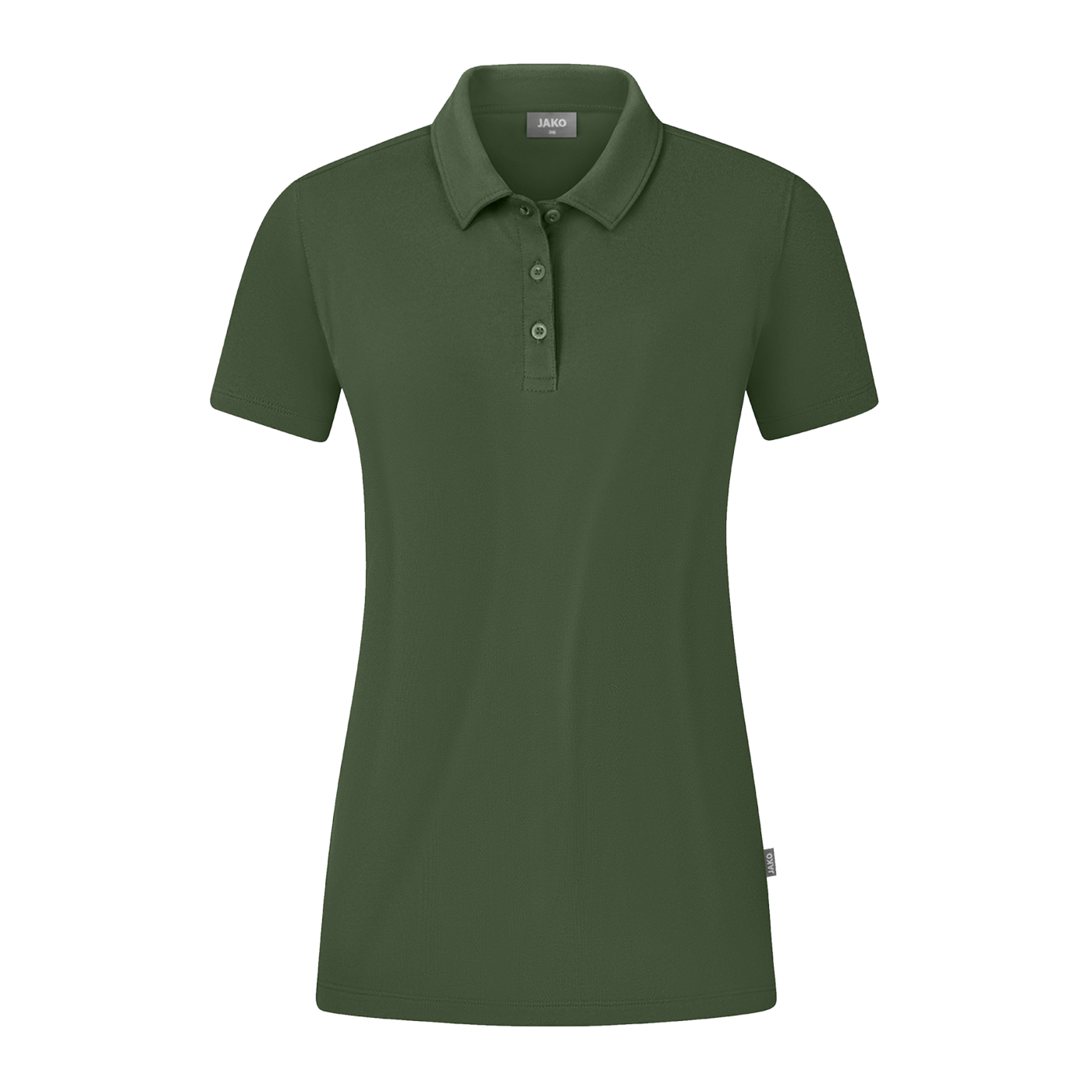 JAKO Organic Stretch Polo Shirt Damen Grün F240