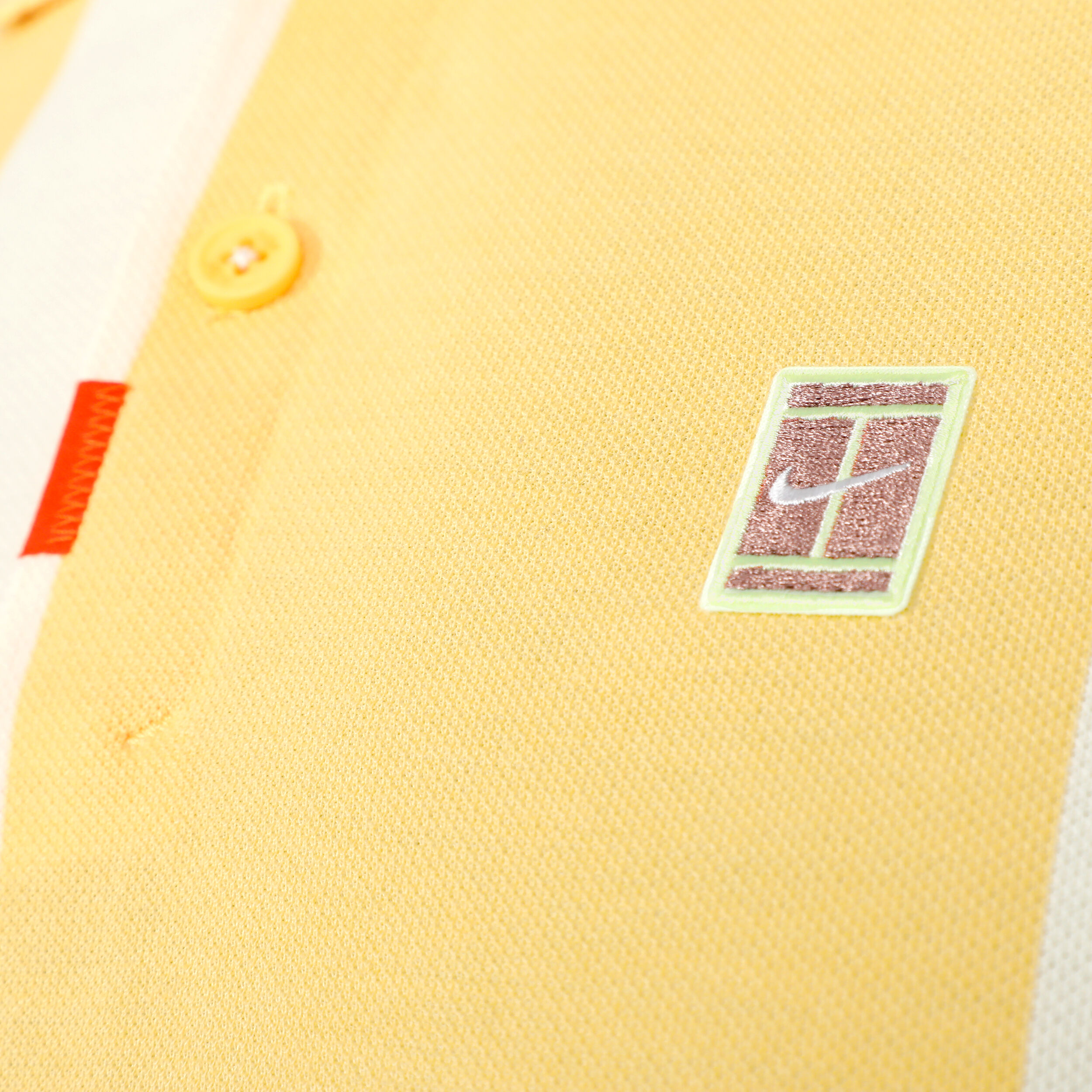 Dri-Fit Heritage Polo Herren - Goldgelb, Creme