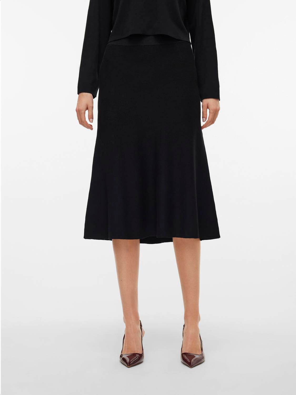 VMINA Hohe Taille Midirock