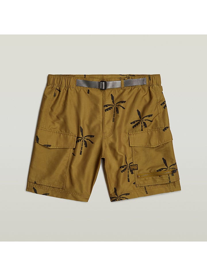 G-Star Badeshorts in Khaki günstig kaufen
