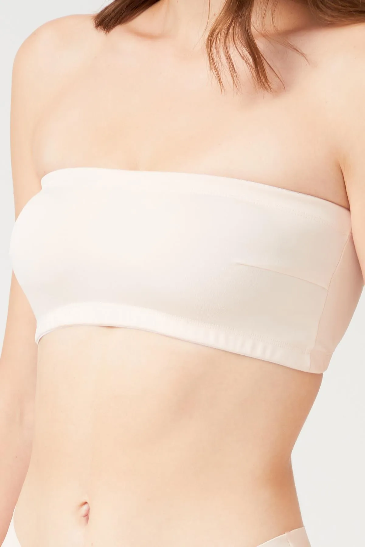 Cottonhill  Zehn trägerloses Crop-Top-Bustier