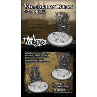 Malifaux: Victorian Ruin 50mm Base