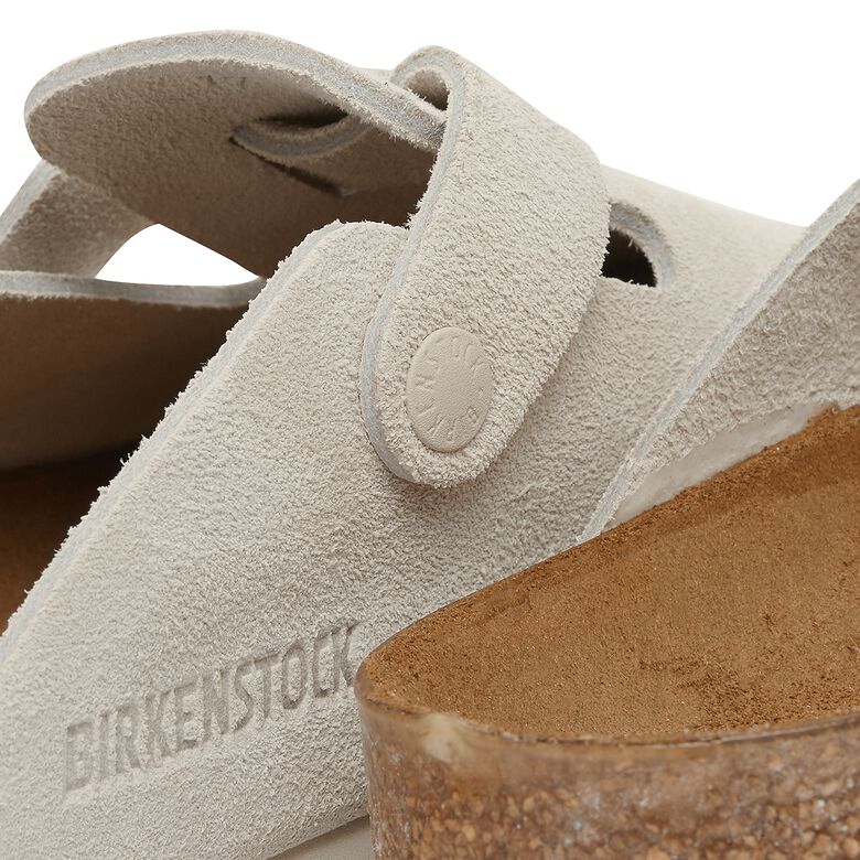 Birkenstock Wmns Boston VL (narrow) antique white