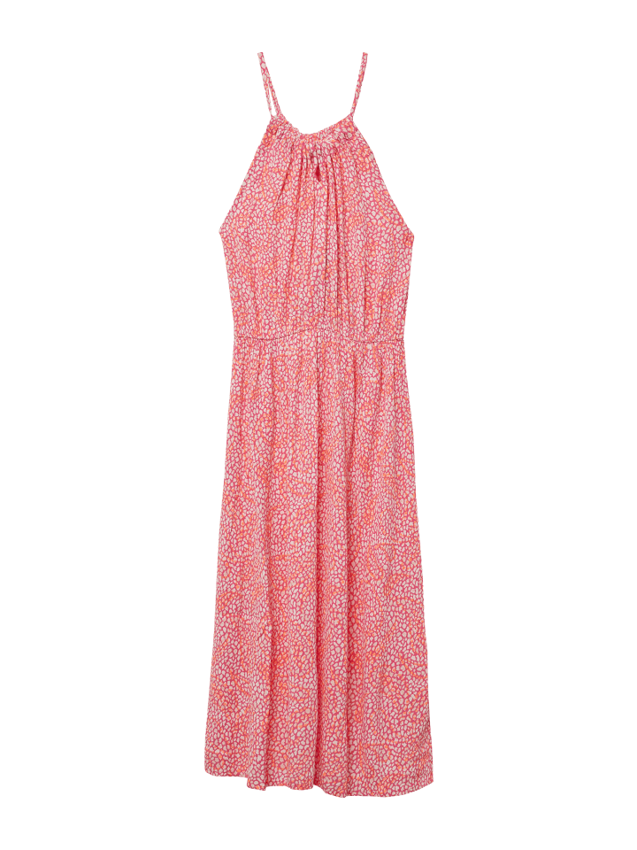 s.Oliver Kleid lang in Pink-mehrfarbig günstig kaufen