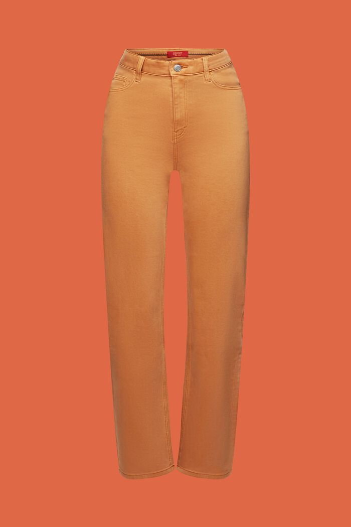 Retro-Hose mit gerader Passform und hohem Bund