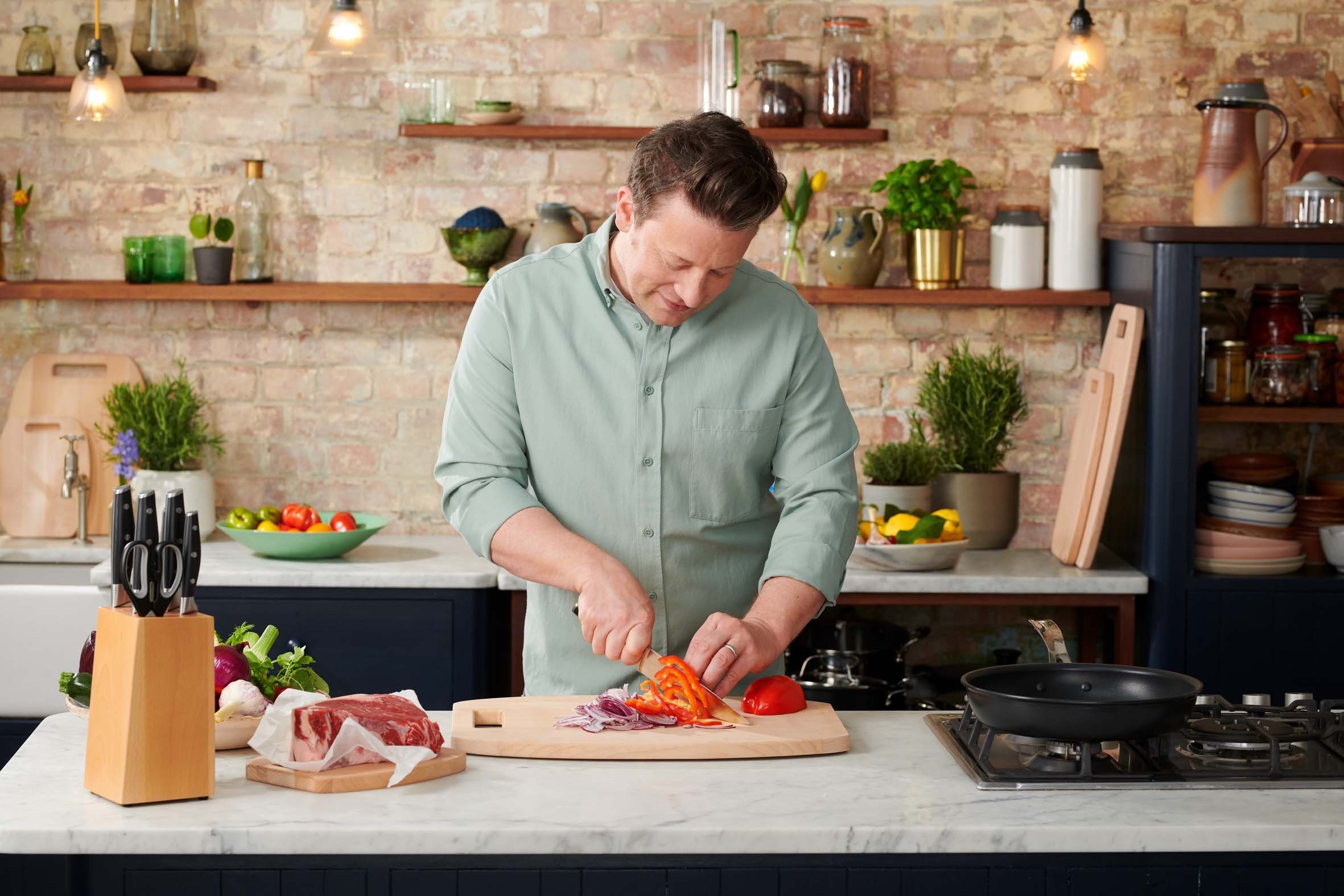 Tefal Allzweckmesser Jamie Oliver K26709, hohe Leistung, unverwechselbares Design, widerstandsfähig/langlebig