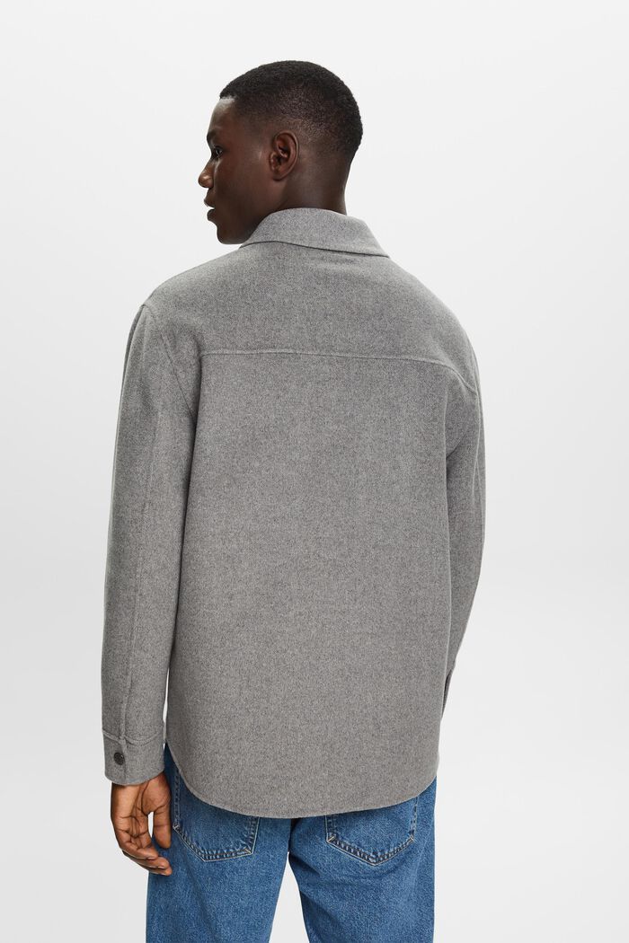 Jacke aus recyceltem Wollmix