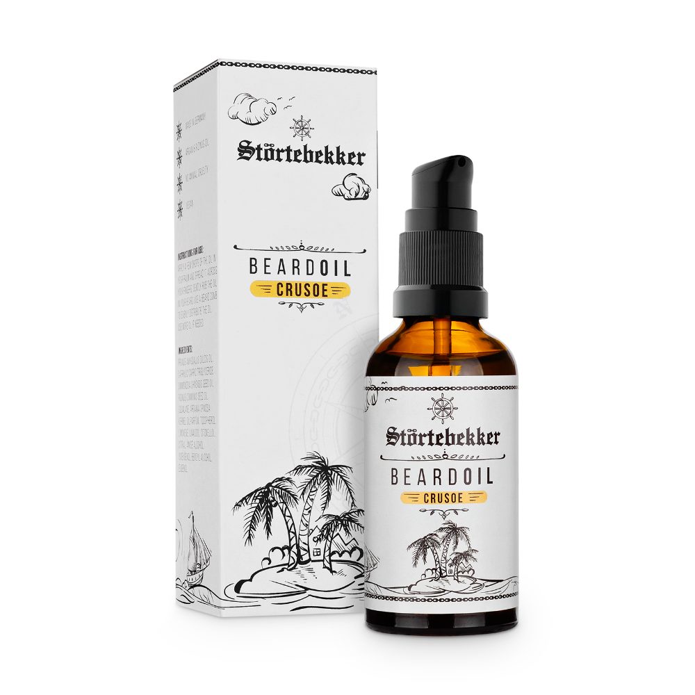 Störtebekker Bartstyling-Set Bartpflege Set - inklusive Bartöl, Bartkamm und Bartbürste