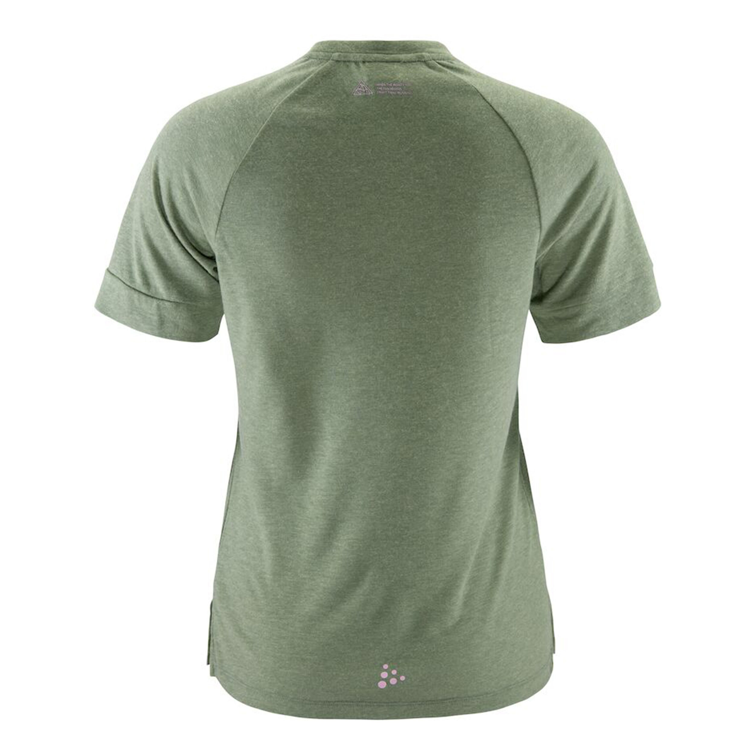 Pro Trail Woolsleeve Laufshirt Damen - Grün