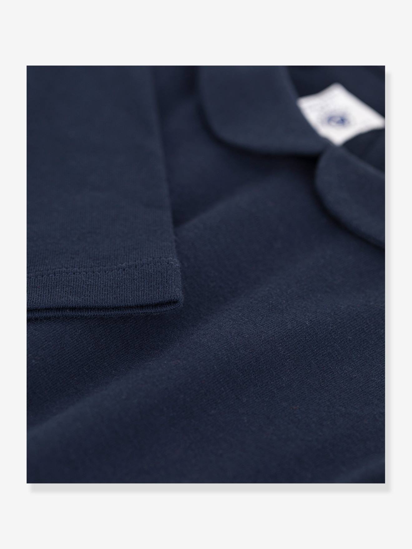 Tee-shirt manches longues coton PETIT BATEAU bleu
