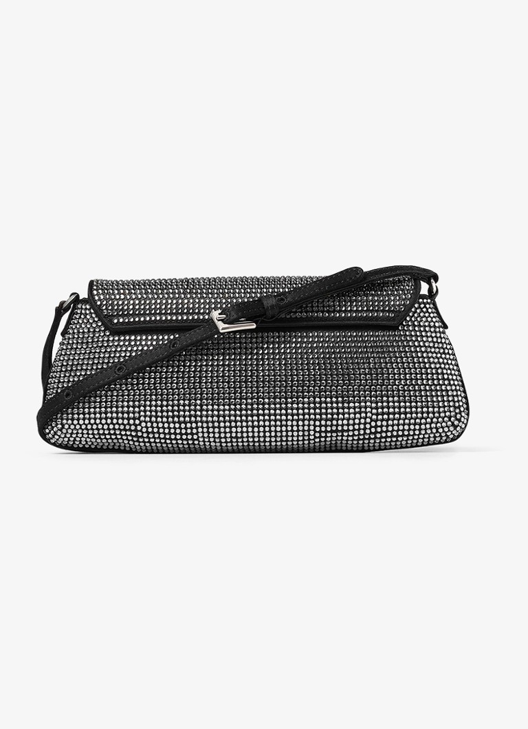 Borsa a tracolla Jimmy Choo in pelle di vitello con motivo a rombi
