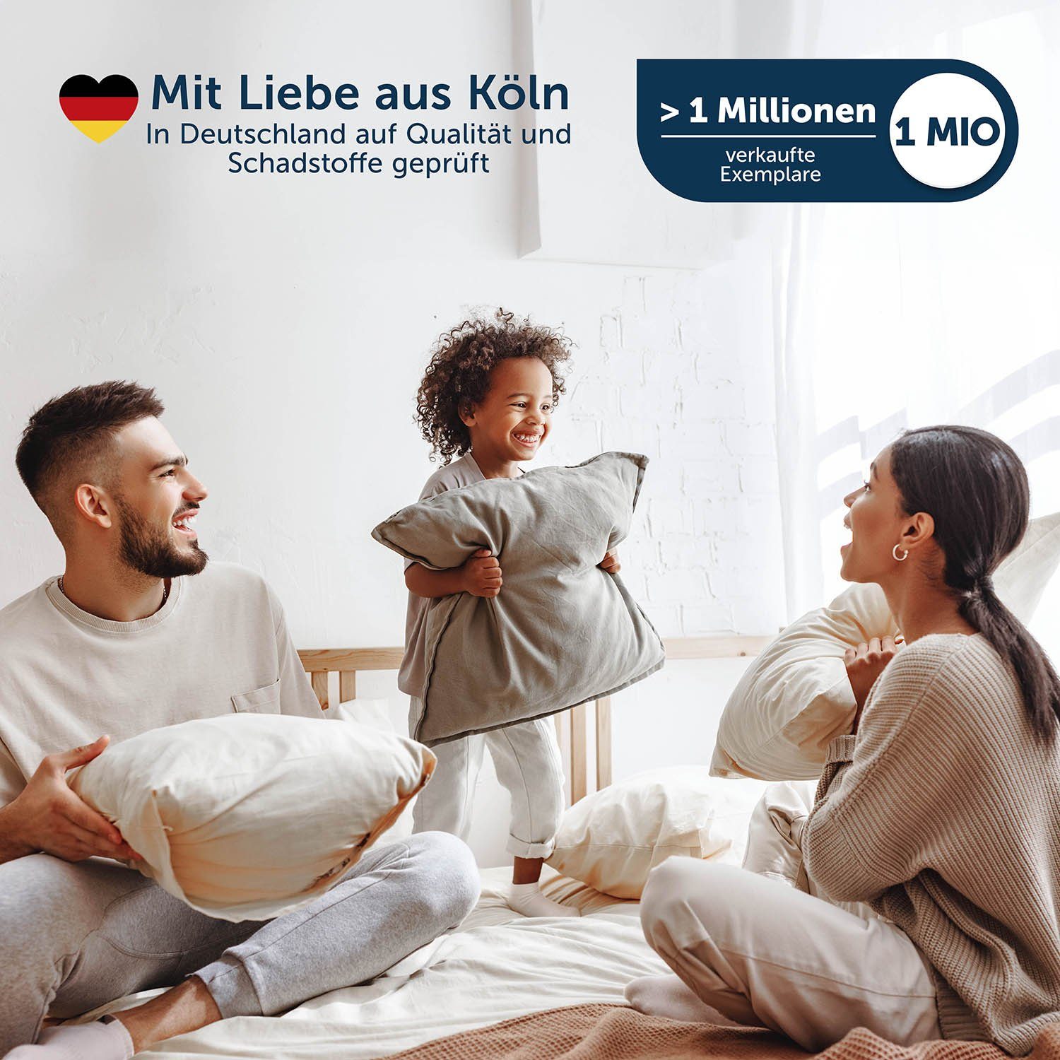 Matratzenschoner Wasserdichter Matratzenschoner- atmungsaktive Matratzenauflage Blumtal, Matratzenschutz ohne Knistern