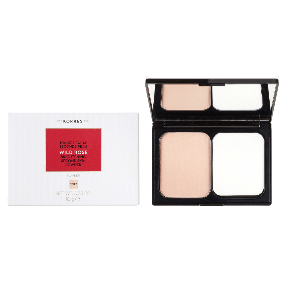 korres Poudre Eclat Seconde Peau, Rose Sauvage- Teinte n°WRP2 POUDRE