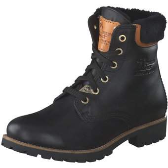 Panama Jack 03 Igloo Trav B2 Schnür Boots in schwarz