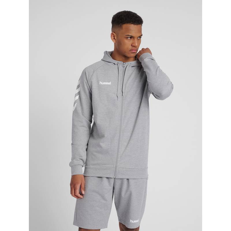 hummel HMLGO COTTON ZIP HOODIE Sweatshirt Herren