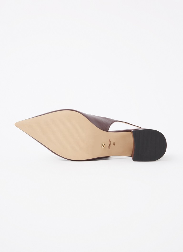 Pantofi cu toc din piele Dune London Compelled