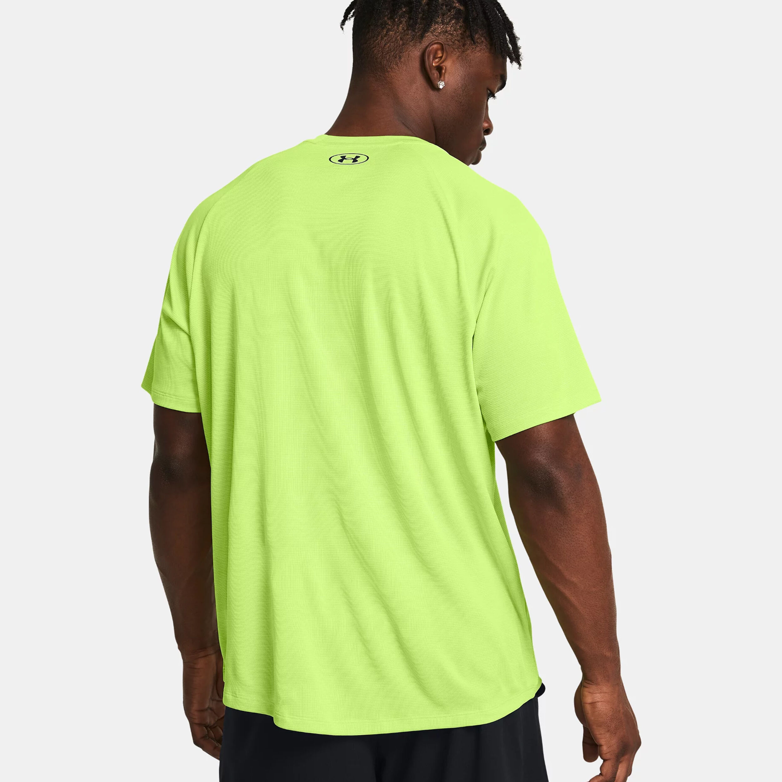 Tech Textured T-Shirt Herren - Grün